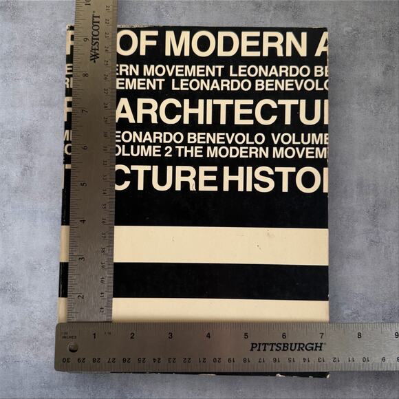 History of Modern Architecture by Leonardo Benevolo Volumes 1 & 2 - Picture 9 of 9